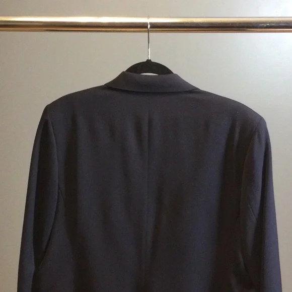 14 Austin Reed navy blue wool one button blazer - Picture 6 of 16